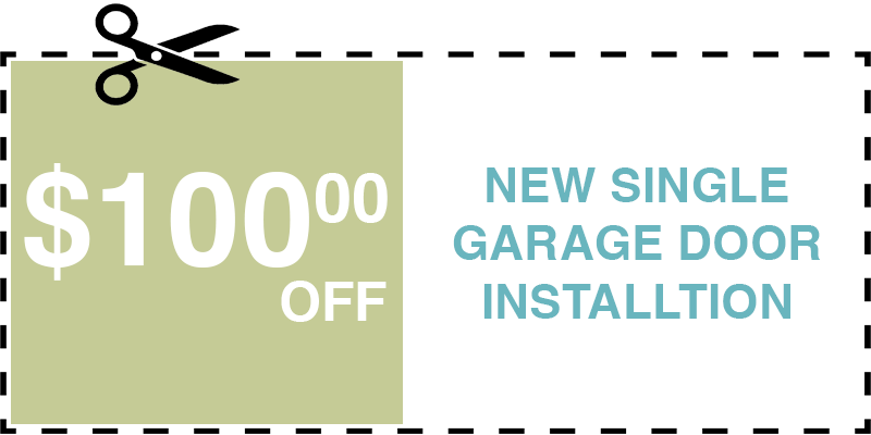 100 off garage door repair Port Jefferson