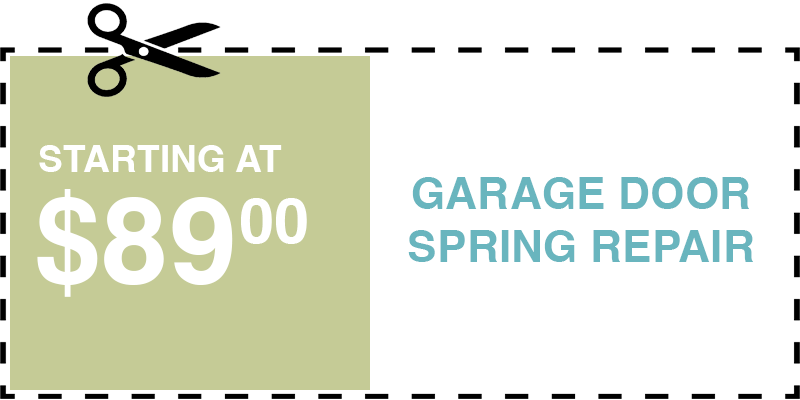 89 garage door SPRING repair Port Jefferson